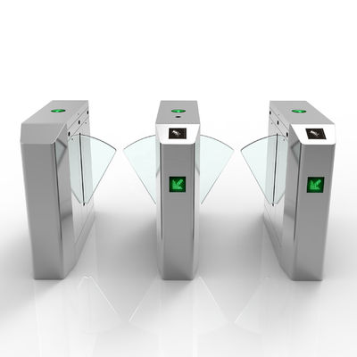 Entrada retrátil do torniquete da aleta da largura 550mm RFID da passagem para o apartamento