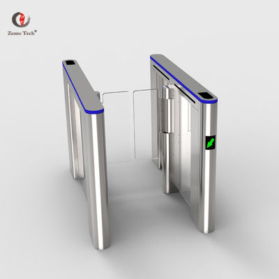 A porta automática de aço inoxidável da barreira da aleta do torniquete 304 extasia bidirecional