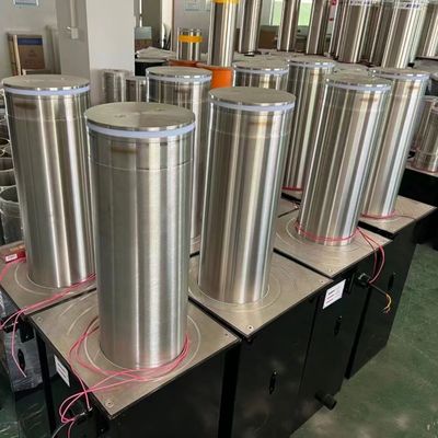 Anti postes de amarração 600mm elétricos de Telescopic Driveway Security do terrorista