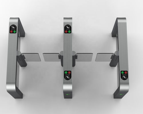Aperto triplo da porta do torniquete da porta da pista da velocidade de 24VDC RFID anti