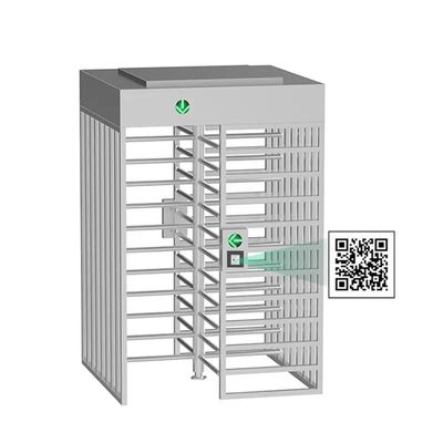 Porta completa do torniquete da altura do controle de acesso RS485 com leitor do QR Code