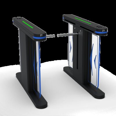 Catraca de acesso com braço giratório e queda, 55Kg, tensão 12V/24V, vida útil mecânica de 500.000 vezes.