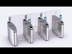 Portões de entrada de controlo de acesso biométrico com torneira deslizante