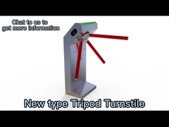 a porta OpeningTransit do torniquete do tripé da segurança 120W apressa 30-45 pessoas pelo minuto