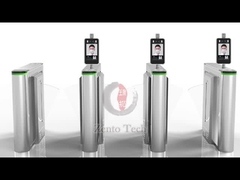 Portas de velocidade pedestres AC220V do torniquete da barreira da aleta de RS485 TCP