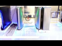 Torniquete acrílico da barreira da aleta do braço com as pessoas da impressão digital 40/minuto