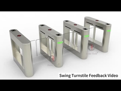 Sistema de controlo de acesso Porta giratória de balanço Porta giratória de reconhecimento facial
