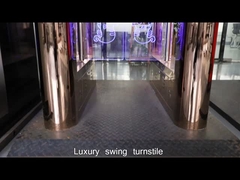 Largura pedestre 550mm da passagem da porta do torniquete do balanço 304SS