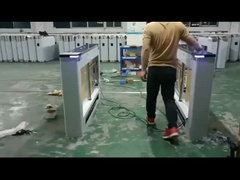 Contadores de trânsito ao ar livre 220 V Porta giratória balançante Autenticação biométrica