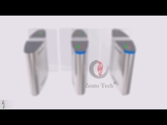 Largura 550mm da passagem do torniquete da porta de deslizamento do reconhecimento de cara SS304