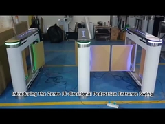 Pessoas biométricas do controle de acesso 30-40 do torniquete bidirecional da barreira do balanço da passagem/minuto