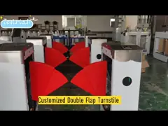 OEM/ODM Flap pedestre Barreira de tráfego Turnstile Sistema de controle de acesso Biométrico Reconhecimento facial Altura da cintura